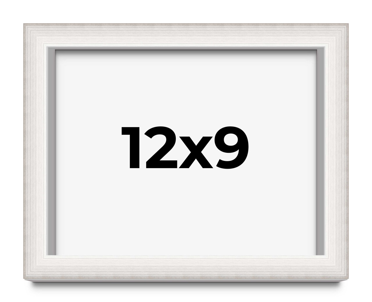Photo Size Shadow Box 1.5" Depth Silver Picture Frame - UV Acrylic, Backing, Hanging Hardware